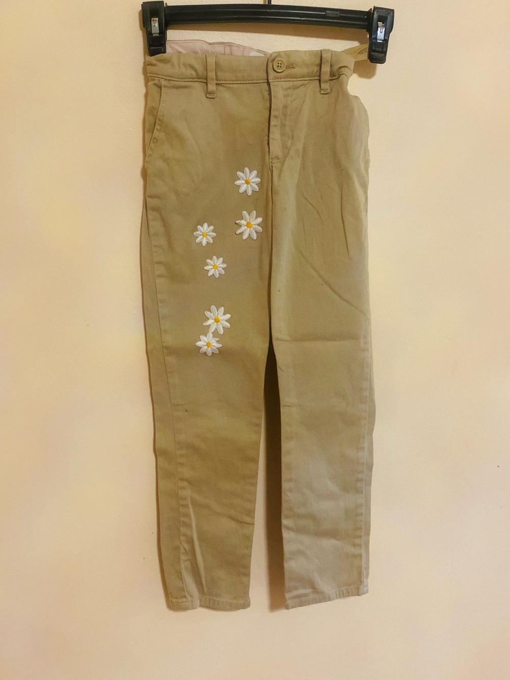 Gap size 7 adjustable waist girl chino